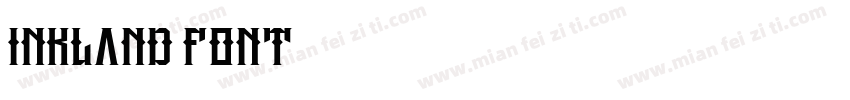 Inkland font字体转换